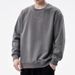 American Style Trendy Brand Pure Cotton Sweatshirt Men's Ins Casual Trend Loose Round Neck Pullover Jacket Long Sleeve_viptrois.com