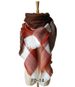Unisex Black and white double sided plaid square scarf shawl for women_viptrois.com