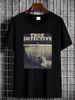 Aesthetic True Detective Vintage Halloween Horror Movie Streetwear T Shirt Fashion Soft Designer Clothes Slightly Streetwear Graphic Unisex_viptrois.com