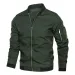 Herren Jacke Herbst Langarm Baseball Uniform Winddicht Radfahren Dünne Jacke Solide Zipper Casual Jacke Outdoor Sport Mantel_viptrois.com