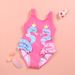 Mother & Kids New Girls One Piece Swimsuit Cute Ruffled Cartoon Baby Girl Swimsuit High Quality Comfortable High Elastic High Quality_viptrois.com