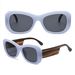 Men's Sunglasses New Square Frame Sunglasses For Women, Daily Fashion Sunglasses For Men, Personality, Wide Legs, UV Street Shot_viptrois.com