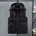 Men's Clothing Plus Size Winter Men's New Cotton Waistcoat Vest Vest Thickened Jacket Work Clothes Class Uniform Printing_viptrois.com