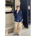 Spring And Autumn New Denim Shirt Jacket Men's Loose Silhouette Trendy Brand Washed Casual Long Sleeved Lining_viptrois.com