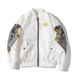 Suitable For All Seasons Men's Spring Autumn Trendy Loose Fit Stylish Embroidered Baseball Casual Couple American Style Bomber Jacket_viptrois.com