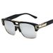 Colorful Retro Square Sunglasses - Reflective Lenses With Fashion-Forward Unisex Appeal_viptrois.com