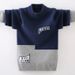 kid's clothing Medium and large children's winter coat with fleece and heavy boys' base coat_viptrois.com