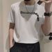 Black Short Sleeve T-Shirt Men's Summer Casual Five-Sleeve Crew Neck Printed Men's Trendy Versatile Top T-Shirt_viptrois.com