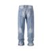 Men's Clothing Retro Washed Old Casual Straight Loose Women's Jeans_viptrois.com