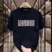 Men's Clothing Fashionable Simple Fashion Pure Cotton Short Sleeved T Shirt For Men Loose Versatile Light Luxury High End Short Sleeved Men_viptrois.com