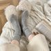 Thickened Dot Yarn Wool Twist Socks Cozy Cable-Knit Wool Blend Socks - Soft, Warm & Stylish Unisex Mid-Crew Socks For Winter & Everyday Wear_viptrois.com