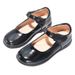 Children's Black Leather Shoes Girls Performance Shoes School Graduation Ceremony Group Photo Student Dress Shoes Soft Sole Princess Shoes_viptrois.com