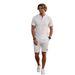 Classic American Prep Striped Short-Sleeve T-Shirt & Pants Set – Premium Minimalist Loungewear For Men_viptrois.com