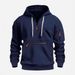 Men's Clothing Casual Sports Multi Zipper Arm Pocket Men's Sweater Pullover Hoodie Men_viptrois.com