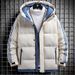 Men’s Winter Puffer Jacket – Water-Resistant Hooded Coat With 450g Polyester Fill (7 Sizes, 5 Colors) | Unisex Streetwear & Casual Style_viptrois.com