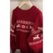 Christmas Jacquard Lazy Style Knitted Sweater Autumn/Winter Warm Sweater_viptrois.com