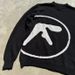 Autumn Winter Street Cross-border Knitted Men Loose European American Sweater Vintage Hip-hop Casual Round Neck Women_viptrois.com