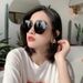 Women's Glasses metal sunglasses men's sun visor sunglasses anti ultraviolet sunglasses women's trendy style_viptrois.com