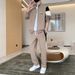 Men's Clothing Casual sports suits for men, new two piece suits for autumn and winter, handsome jackets for men, trendy brands, matching sets_viptrois.com