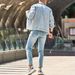 Men's Clothing spring and autumn new street men's denim loose casual coat jacket_viptrois.com