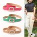 new fashion sweet girl belt women's light luxury high-end versatile women's belt pearl buckle decorative jeans belt_viptrois.com