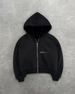 Men's Reversible Zip-Up Hoodie With Leopard Print - Oversized Pullover Sweatshirt For Winter & Fall, Unisex Streetwear_viptrois.com