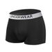 Pulse Underwear European Size Mid-Waist Pure Cotton Simple Solid Color Briefs Breathable Loose Men's Youth Boxer Shorts_viptrois.com
