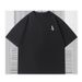 Fashion Cotton Printed Round Neck Short Sleeved 2025 Summer New Loose Shoulder T-Shirt Trend_viptrois.com