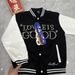 2025 Spring And Autumn Embroidered American Style Trendy Brand Color Block Patchwork Unisex Pearl Couple Loose Jacket_viptrois.com