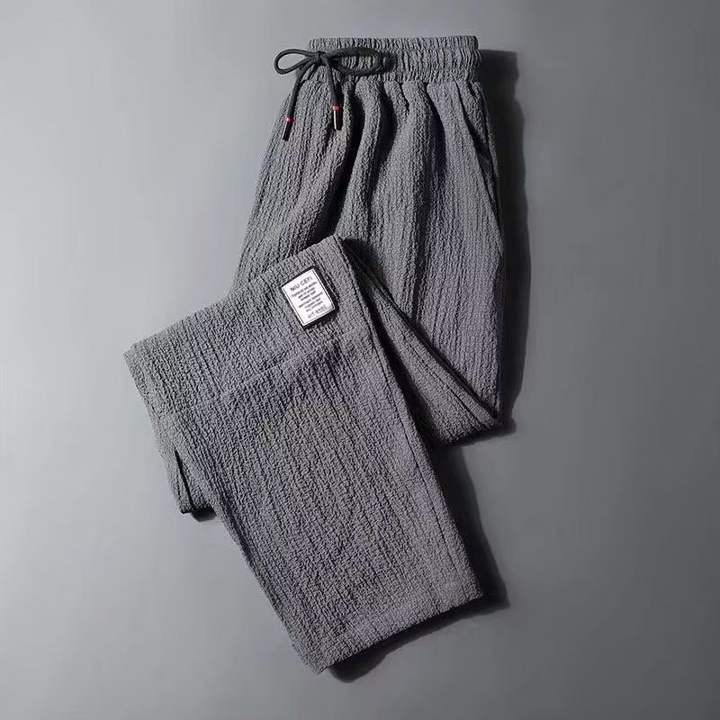 Men's Clothing Source Manufacturer Ice Silk Pants Men's Thin Quick Drying_viptrois.com