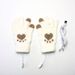 Heating Gloves 5-finger electric touch screen gloves Adult student jacquard bear paw pattern available in USB3 gear_viptrois.com