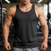 Men's Muscle Fit Tank Top - Breathable Quick-Dry Gym Shirt For Workout & Bodybuilding - Athletic Sleeveless Shirt With Mesh Ventilation_viptrois.com