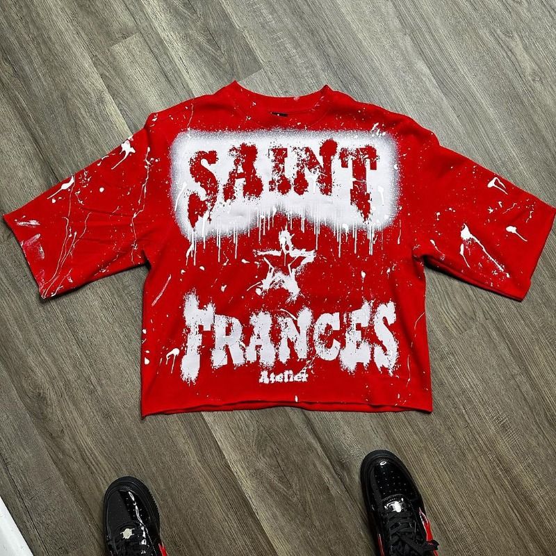 Y2k Style Fashion T Shirt Harajuku Street Trend Pattern Printing Casual Loose Round Neck Sweatshirt_viptrois.com