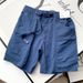 Men's Retro Workwear Cargo Shorts Casual Breathable Loose Fit Straight Leg Summer 4-5 Length_viptrois.com