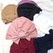 Women's Hijab new summer solid color bow hat elegant comfortable breathable_viptrois.com