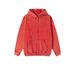 "Vintage Washed Zip-Up Hoodie – 400GSM Heavyweight Fleece Lined, Double Zipper & Oversized Fit (Acid Wash, Drop Shoulder, Logo Print)"_viptrois.com