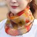 Thin Pullover Sun Protection Veil New Small Silk Warmer Neck Hanging Ear Mask Women's Gauze Scarf_viptrois.com