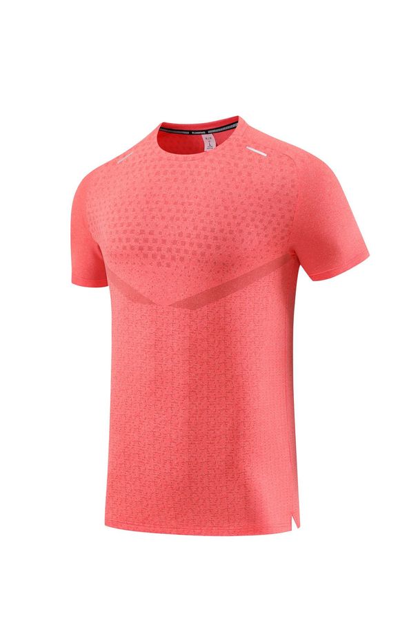 Men's Clothing High Elastic Breathable Sports Running Quick Drying Clothes For Men Track And Field Training Sports Marathon Group Fitness T Shirt_viptrois.com