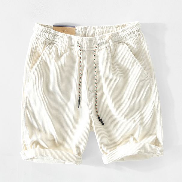 Men’s Clothing Heavyweight Work Shorts Men Summer Ins Trend Retro Corduroy Trendy Men's Casual Shorts_viptrois.com