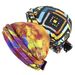 New women's colorful twist tail hat velcro adjustable pullover hat hot sale African turban hat_viptrois.com