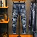 Ripped Trendy Wild Style High Elastic Paint Personality Patch New Jeans_viptrois.com