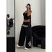 Men's Clothing Women's Casual Hip Hop Street Dance Jazz Dance Pants, Foreign Trade, Loose, Versatile, Retro Trendy Brand Drawstring Sports Pants_viptrois.com