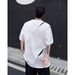 New Summer Design T-shirt For Men, Niche American Short Sleeved Trendy Brand, Five Quarter Sleeve Round Neck Pure Cotton_viptrois.com