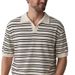 Men's Clothing Summer Thin British Lapel T Shirt Striped Knitted Short Sleeved Korean Version Of All Match Casual POLO Shirt Trend_viptrois.com