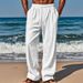 Men's Clothingndependent Station Spring And Summer New Men's Hip Hop Breathable Linen Loose Casual Sports Pants_viptrois.com