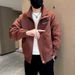 TikTok Hot-Selling Jacket For Men, Stand Collar Slim Fit Social Guy High-End Feel Coat 2024 Trendy Men's Autumn Winter_viptrois.com
