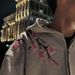 2026 New Cherry Blossom Embroidered Hooded Sweater Women, Loose Zipper Cardigan Jacket, Retro Literary And Artistic Top_viptrois.com