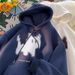 Kitten Hooded Sweater Men's Spring And Autumn American Stiff Heavy Coat Retro Autumn Clothes New_viptrois.com