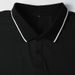 Men's Oversized Polo Shirt – Trendy Streetwear Short-Sleeve Top With Contrast Trim_viptrois.com