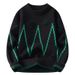 "Men's Classic Knit Sweater - Warm Winter & Autumn Pullover, Soft Long Sleeve Crewneck, Casual & Stylish (Black/White/Khaki/Dark Gray/Red)"_viptrois.com
